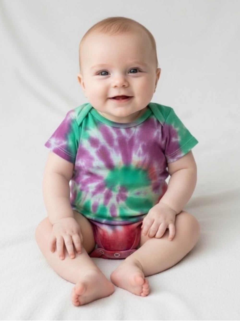 NWOT Handmade Tie-Dye One-Piece Bodysuit Onesie